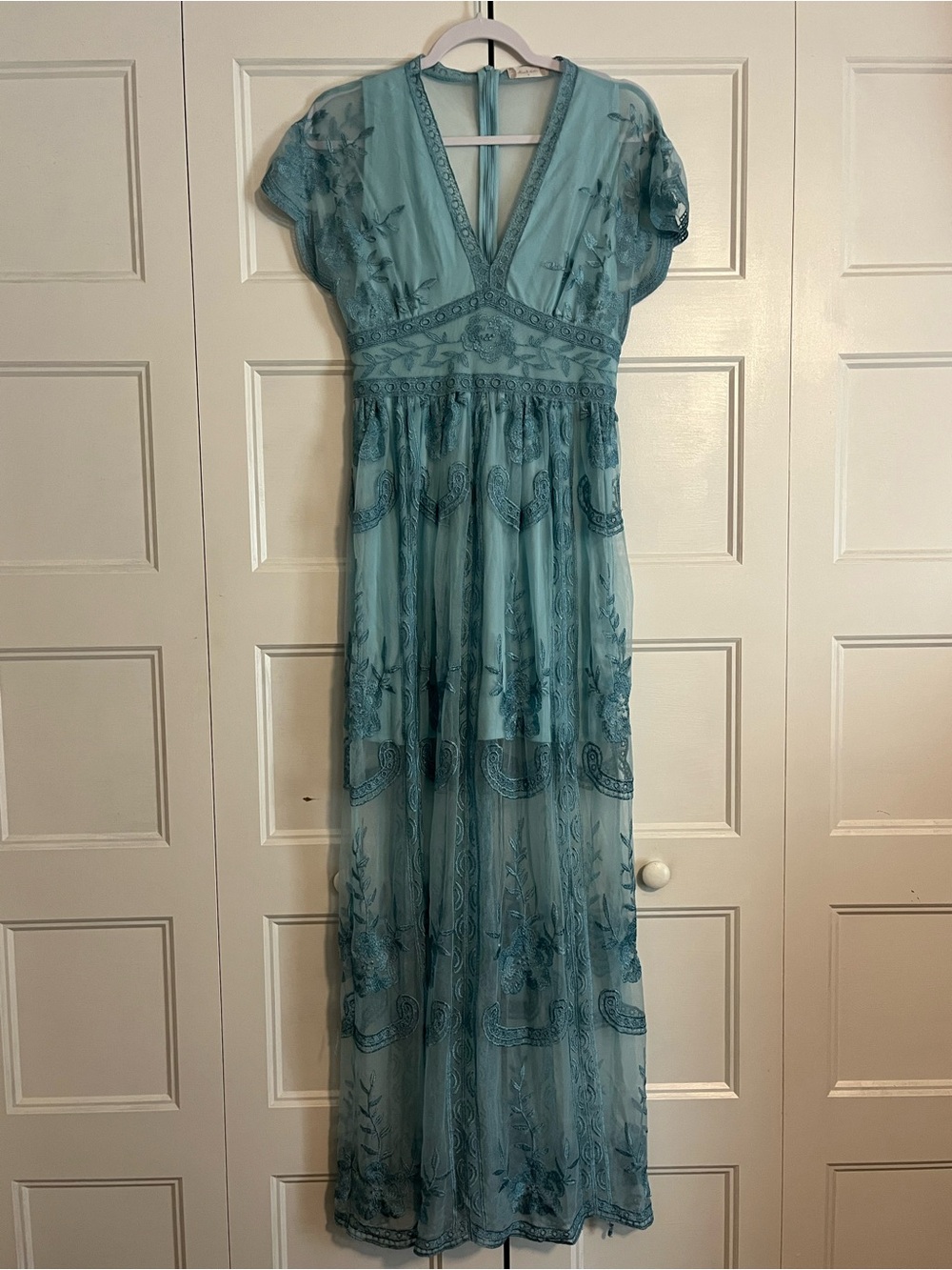 Altar'd State Women’s Lace Maxi Dress